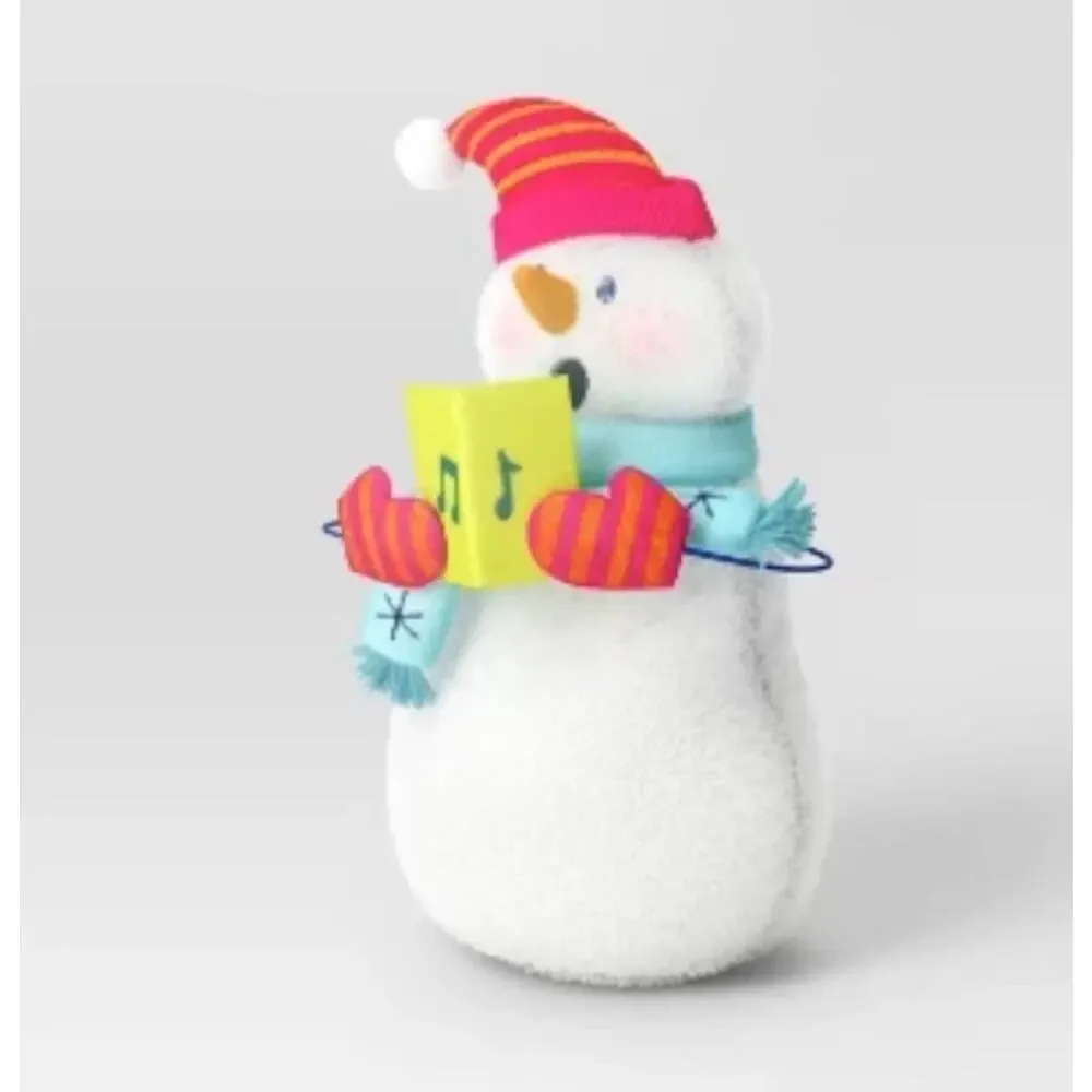 Target Singing Caroling Plush Snowman Christmas 2024 NEW
